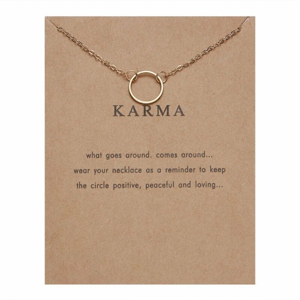 🔥HOT SALE🔥 Karma Inspirational Clavicle Choker